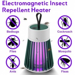 Lampă Anti-Insecte UV cu Atracție Luminoasă și Funcționare Silențioasă