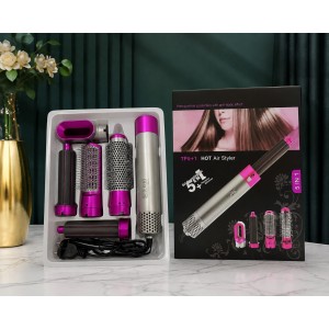 Perie de Păr 5 în 1 Multifuncțională Hot Air Styler – Multiple Accesorii Incluse