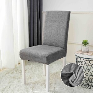 Huse de Scaun Elastice, Marime Universala, SET 6 BUC - GREY