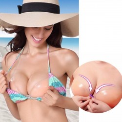 SET: 2 x Sutien din silicon - fara bretele 