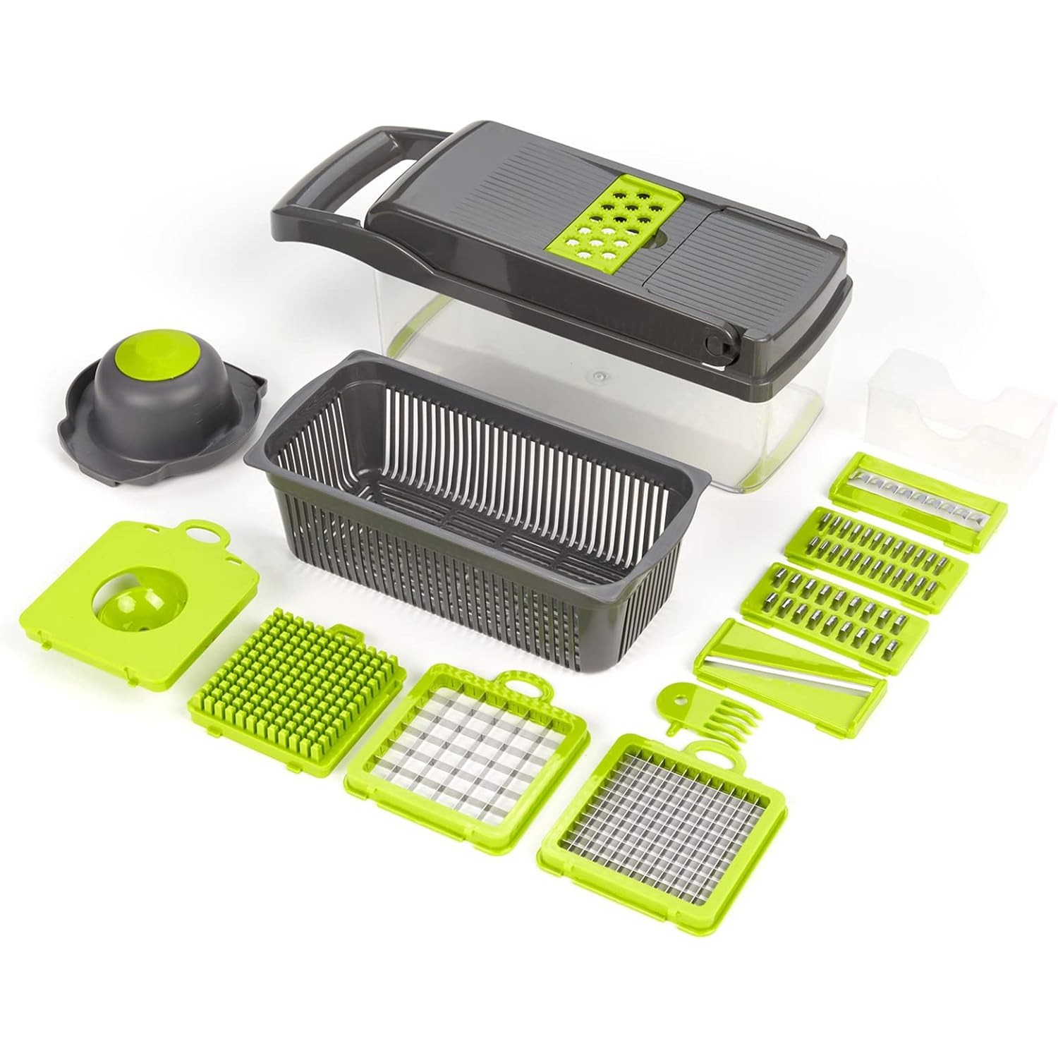 Razatoare Multifunctionala cu 14 Accesorii, pentru legume si fructe Pentru Casa