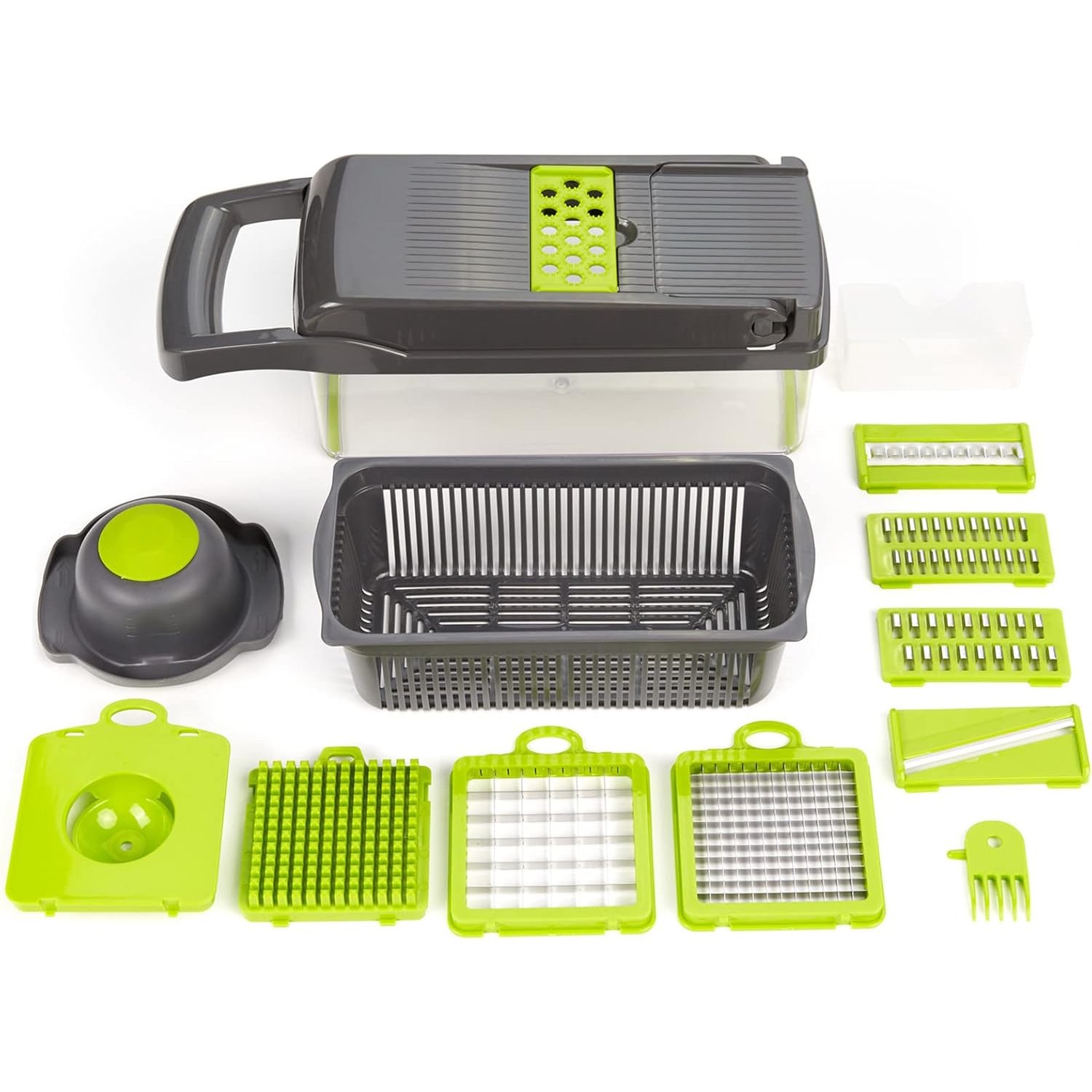 Razatoare Multifunctionala cu 14 Accesorii, pentru legume si fructe Pentru Casa