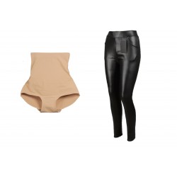 SET PROMO: Colanti vatuiti (cu buzunare) + Chilot cu push up