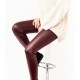 Colant vatuit - imitatie de piele (visiniu) Colanti
