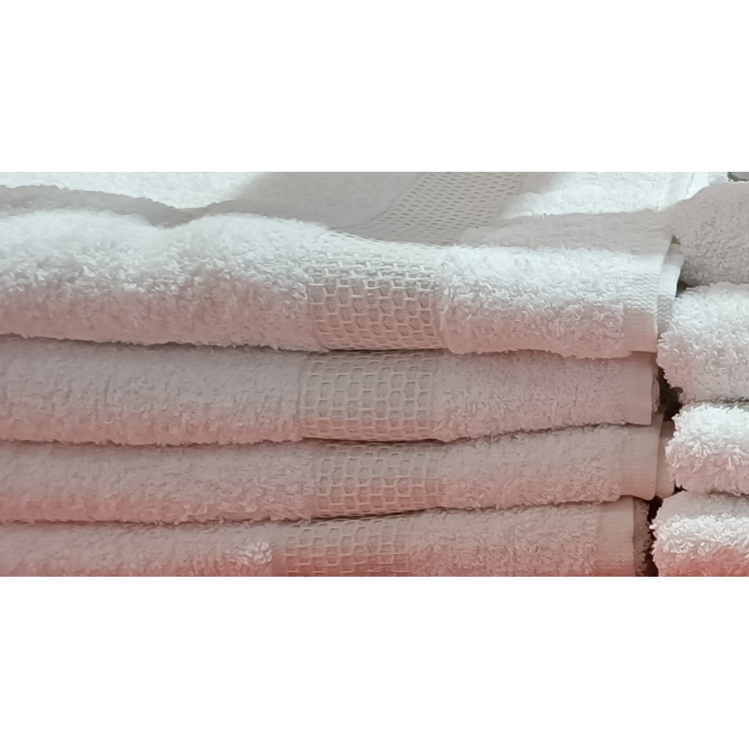 SET 6 buc Prosoape albe 70*140 cm - 100% bumbac Pentru Casa