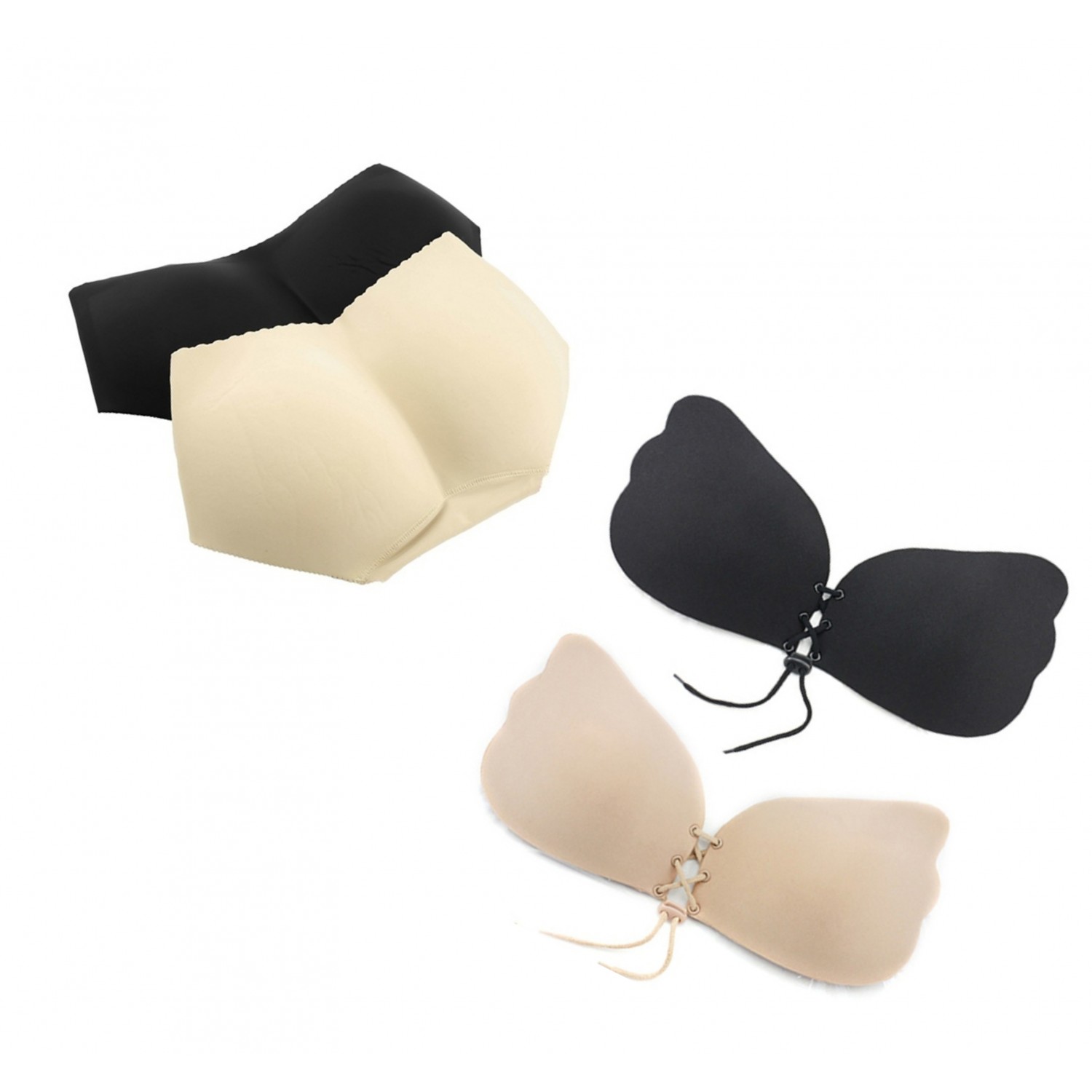 SET PROMO: Chilot talie joasa ( cu efect push up) + Sutien cu snur Seturi produse