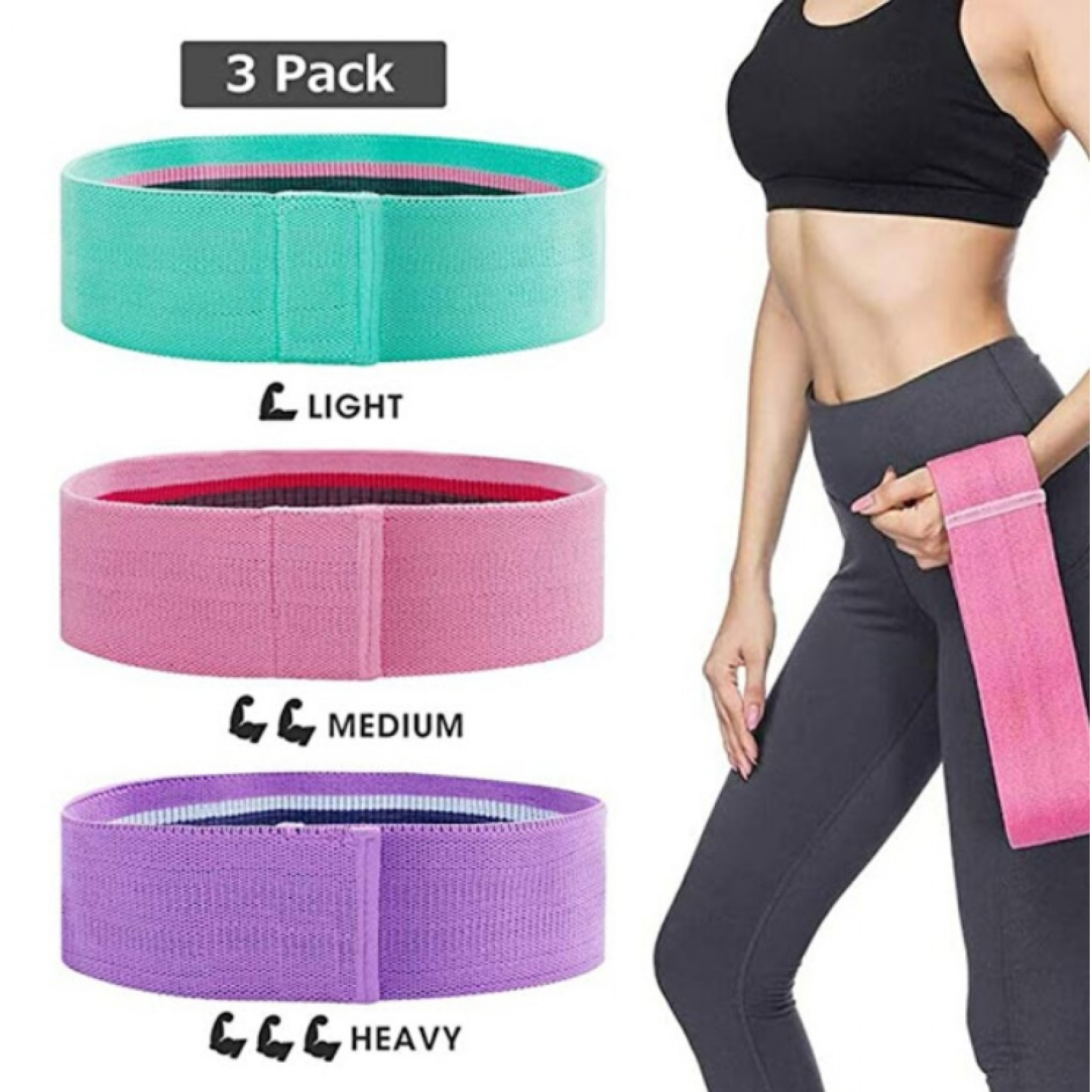 Set 3 benzi elastice fitness Fitness