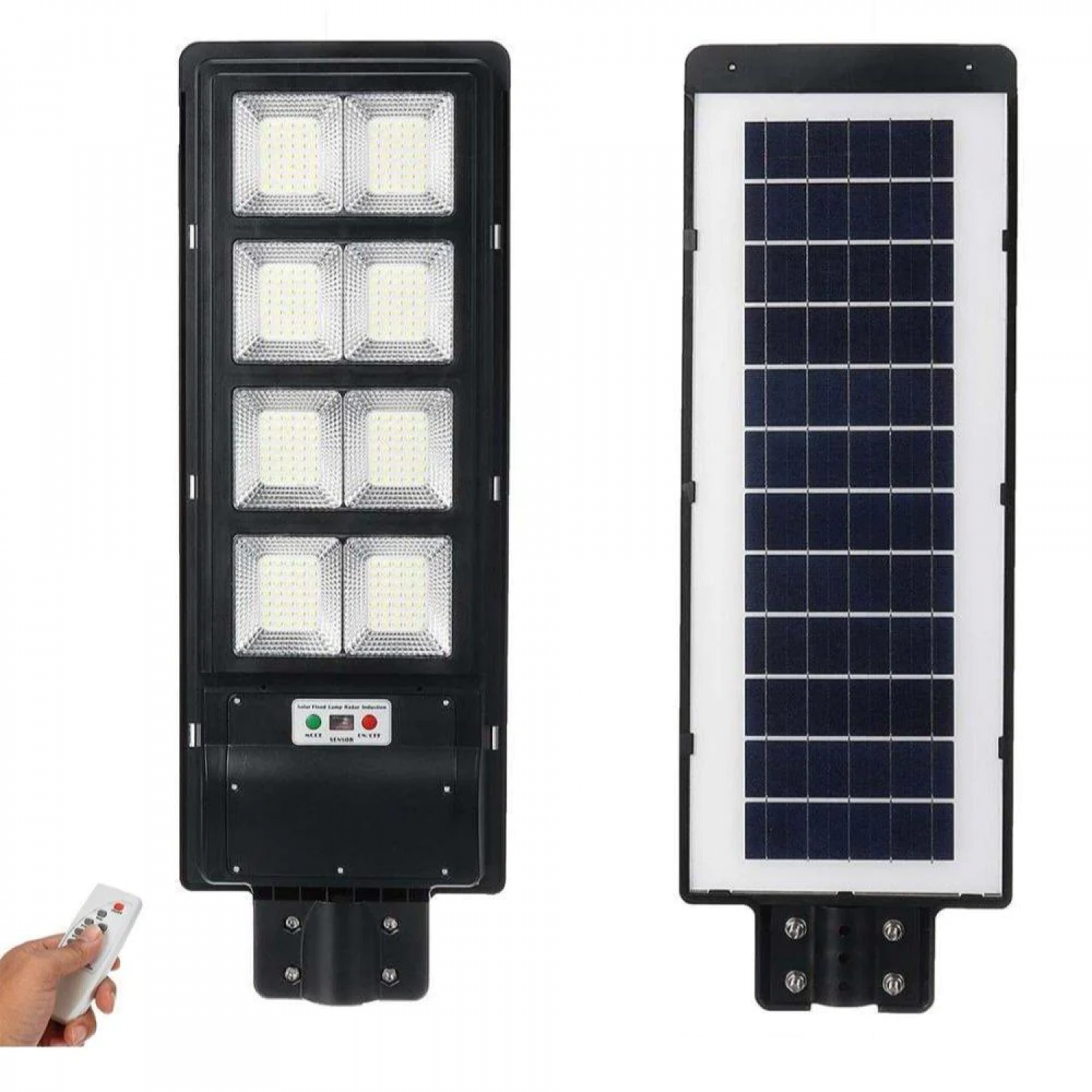 Lampa stradala - Proiector LED 400W cu panou solar si acumulator Pentru Casa