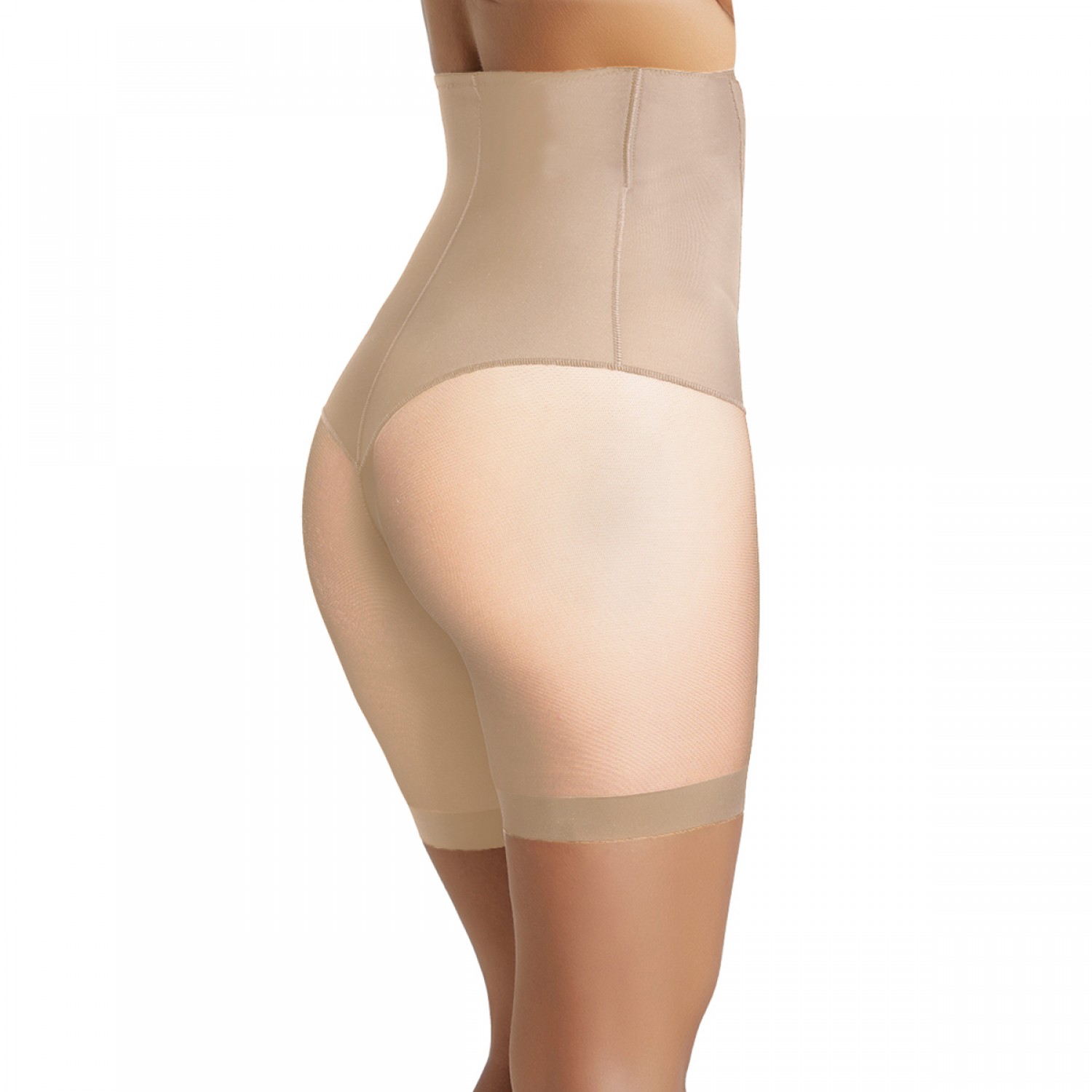 Pantalon modelator, cu banda silicon antialunecare si talie inalta Lenjerie Modelatoare