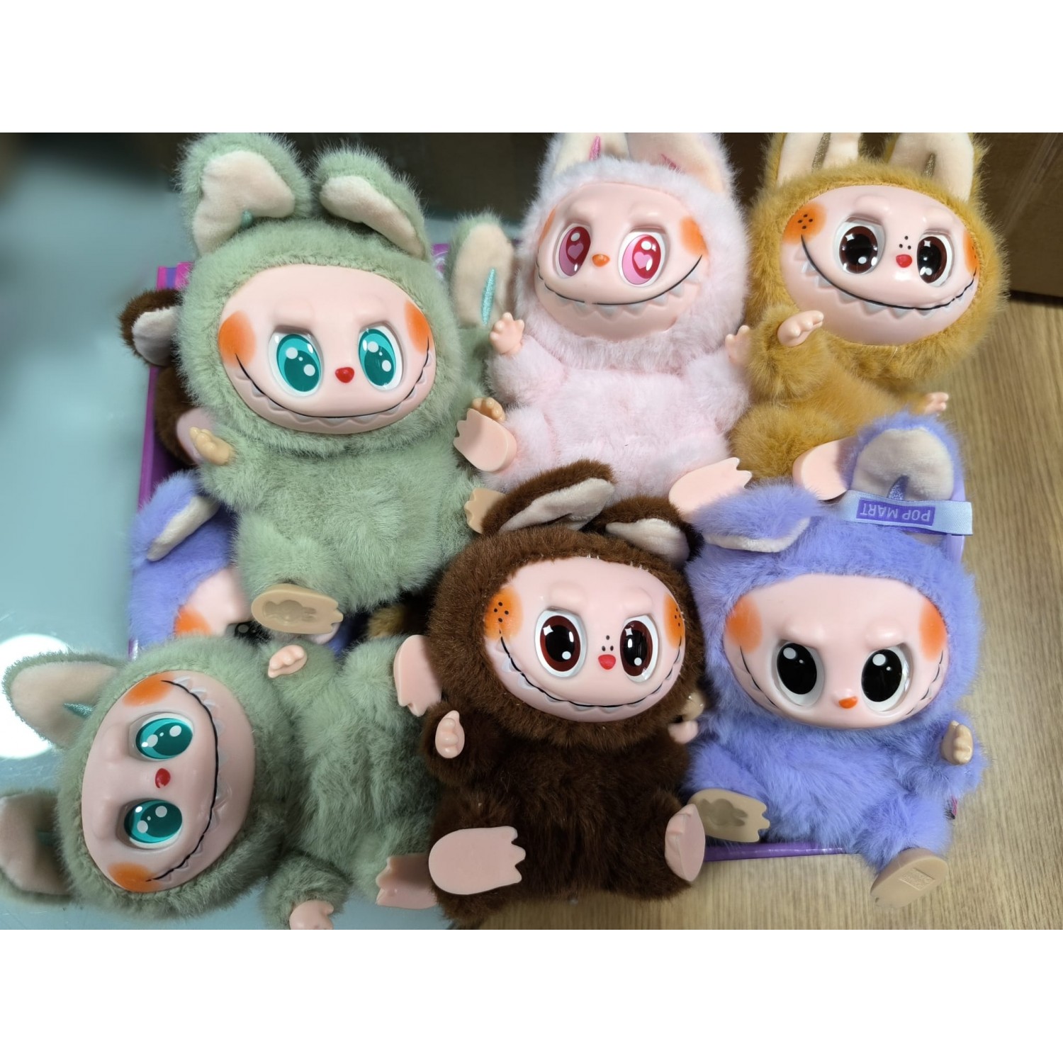 Breloc Jucarie Labubu 15 cm, cu coada rotativa Jocuri si jucarii pentru copii