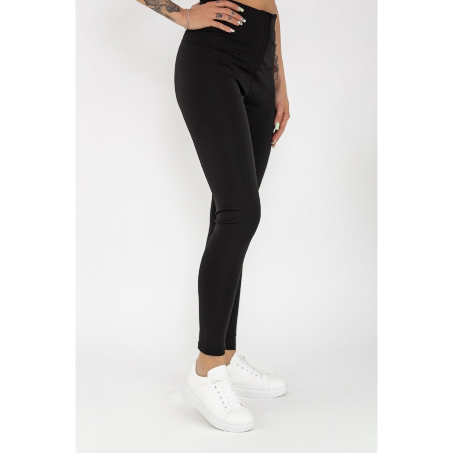 Colanti vatuiti cu corset in talie Colanti