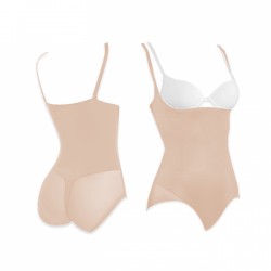 Body modelator cu efect push up (bretele subtiri)