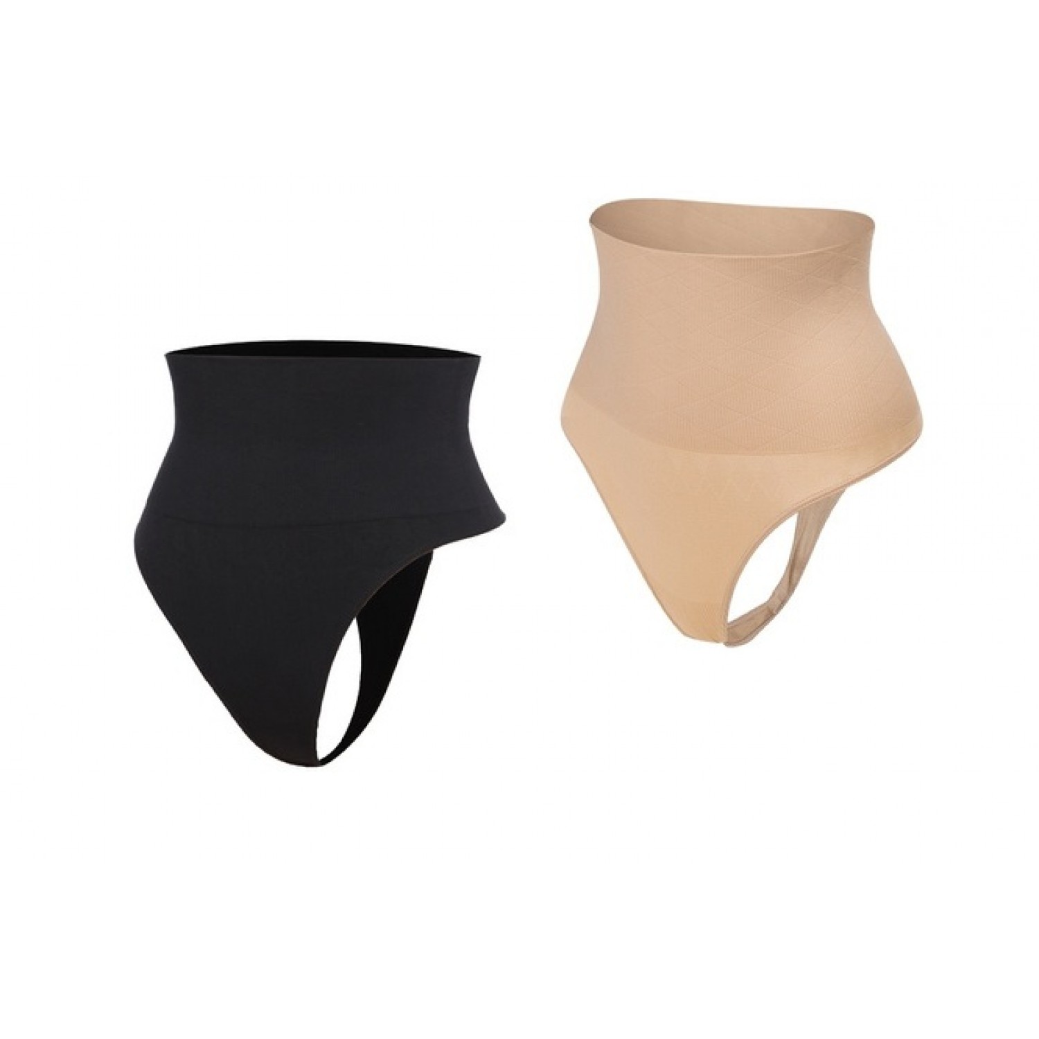 SET: Colanti vatuiti dama + Lenjerie modelatoare tanga/clasica + Sutien fara bretele, cu super push up Colanti