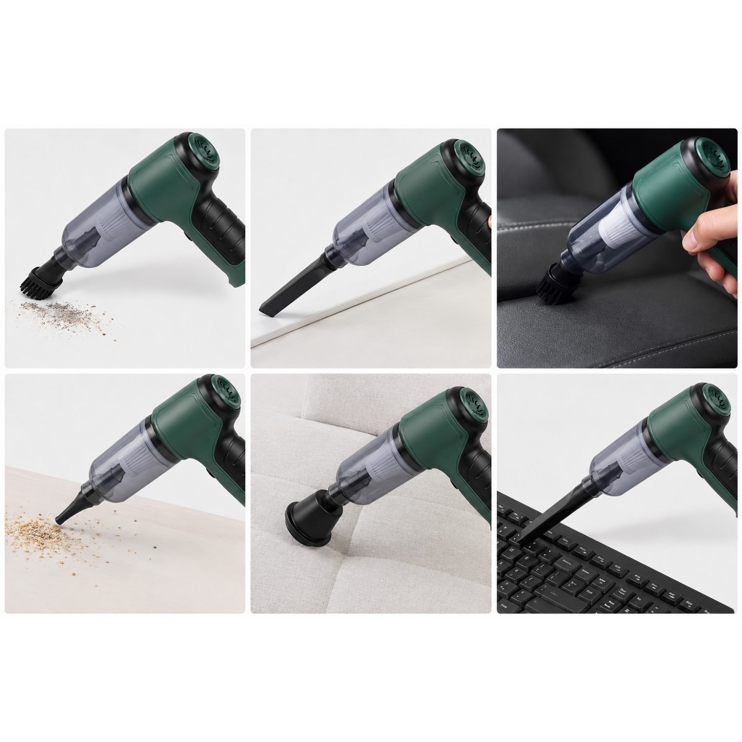 Mini Aspirator Portabil 3 în 1 Cu Acumulator Si Incărcare Prin USB Pentru Casa