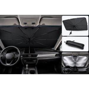 Parasolar Auto Pliabil, pentru Masina, in Forma de Umbrela